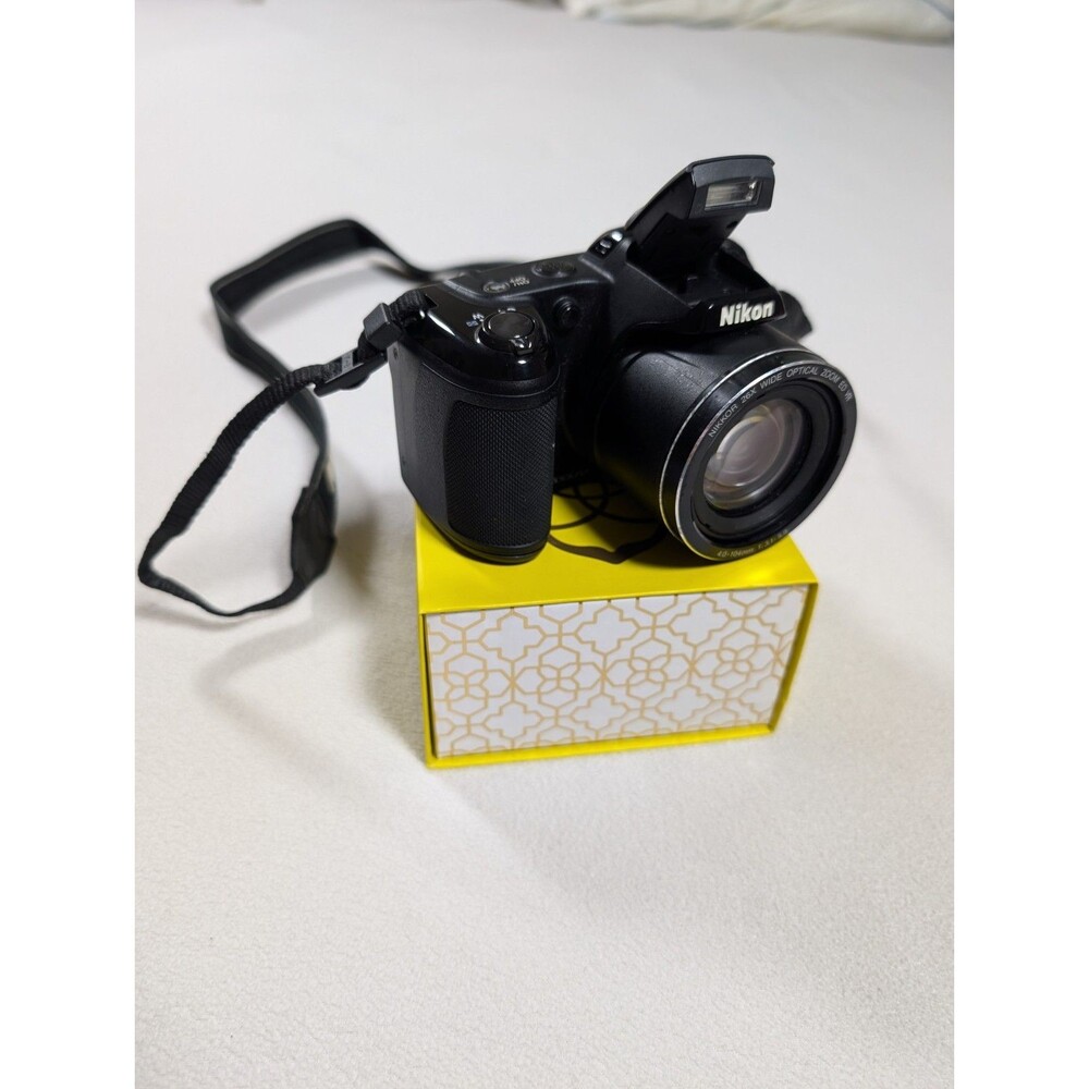 Nikon Coolpix L810 Digital Camera 16.1MP 26x Zoom Black Tested Working